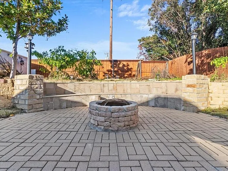 Patio with Fire and BBQ