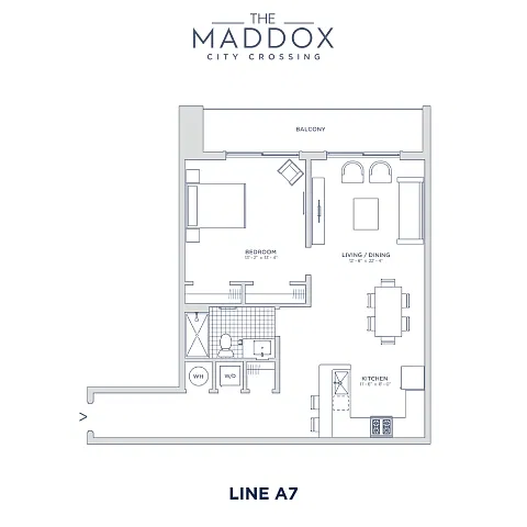 Floor plan The Maddox at City Crossing - A7
