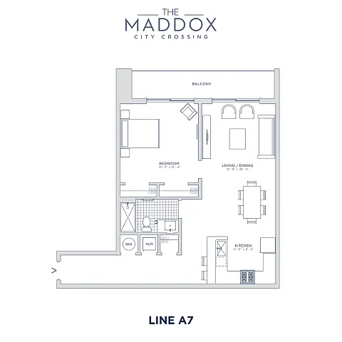 Floor plan The Maddox at City Crossing - A7