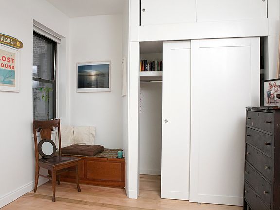 Bedroom nook, closet