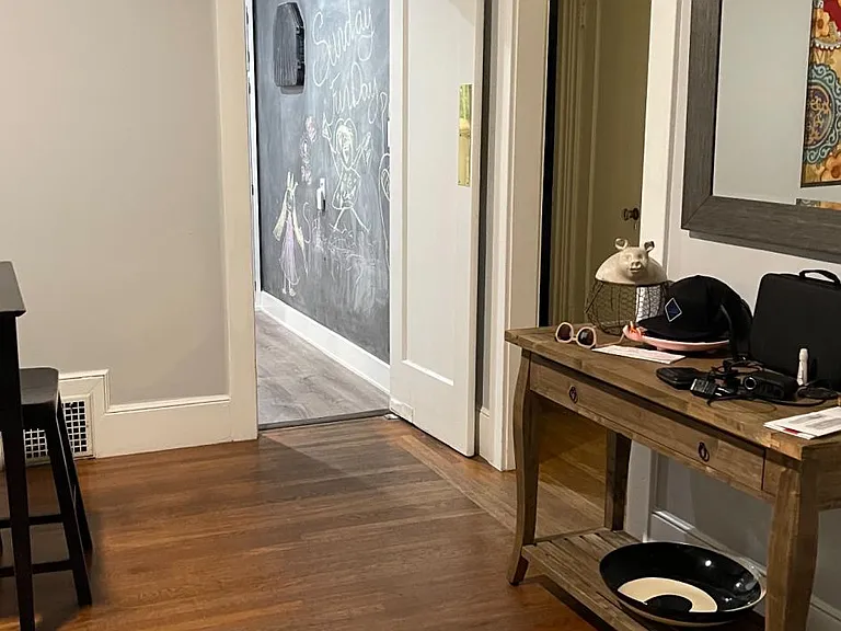 From Dining room to Kitchen entrance