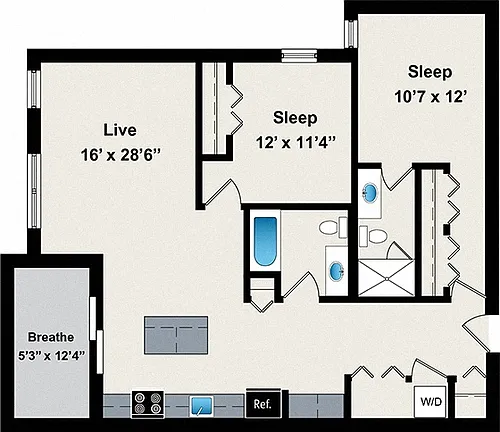 Floor plan B40