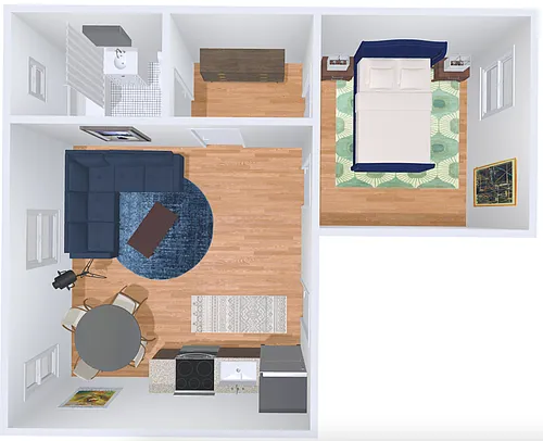 Floor plan studio 1
