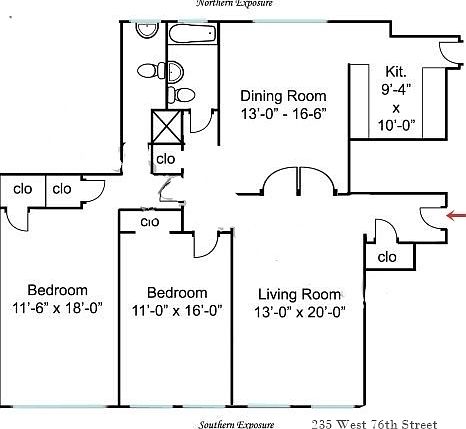 2nd image of 235 W 76th St APT 12C