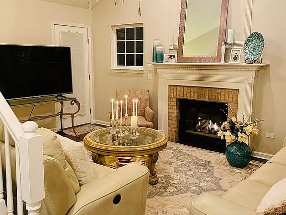 Vaulted ceiling family room