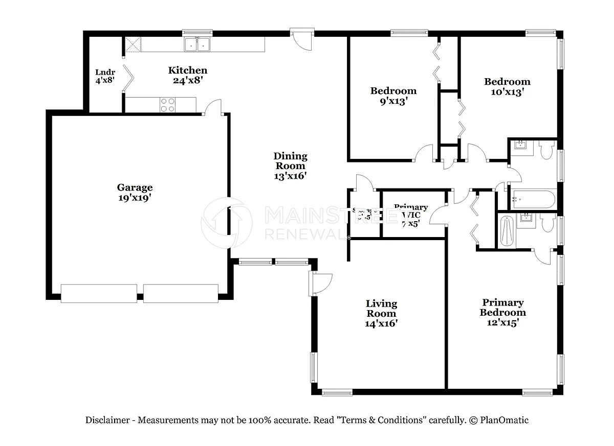 Floor Plan - 3961 W Spurgeon St