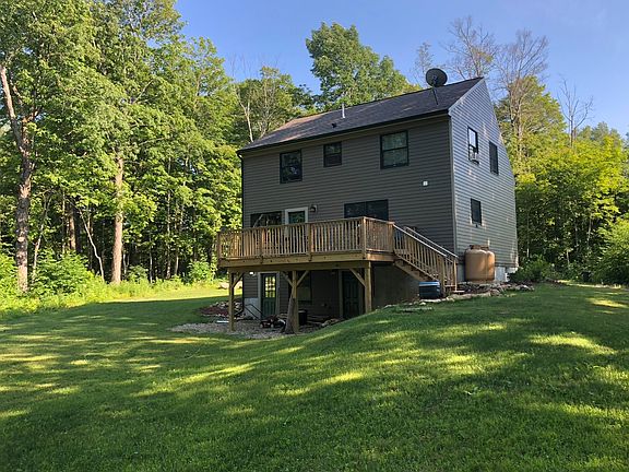 view of house from back yard