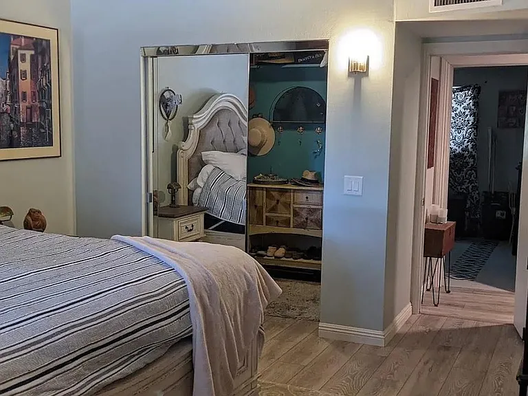 Master bedroom with 2 walk-in closets and onsuite