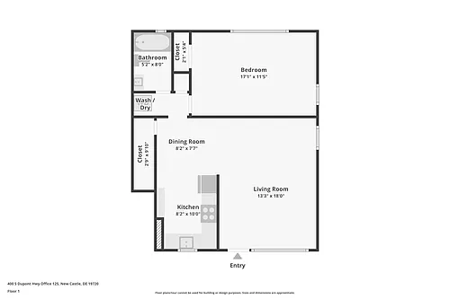 Floor plan 1 Bedroom