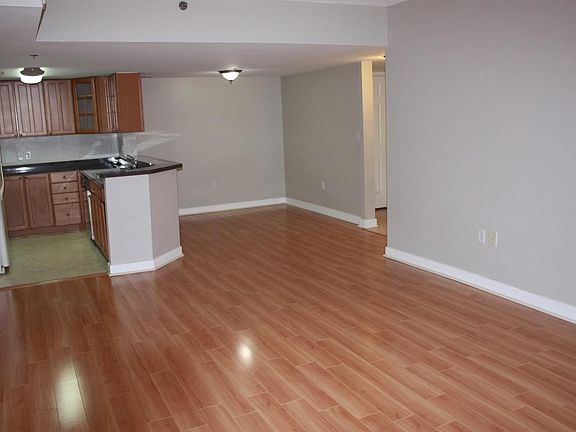 View from living room to dining area