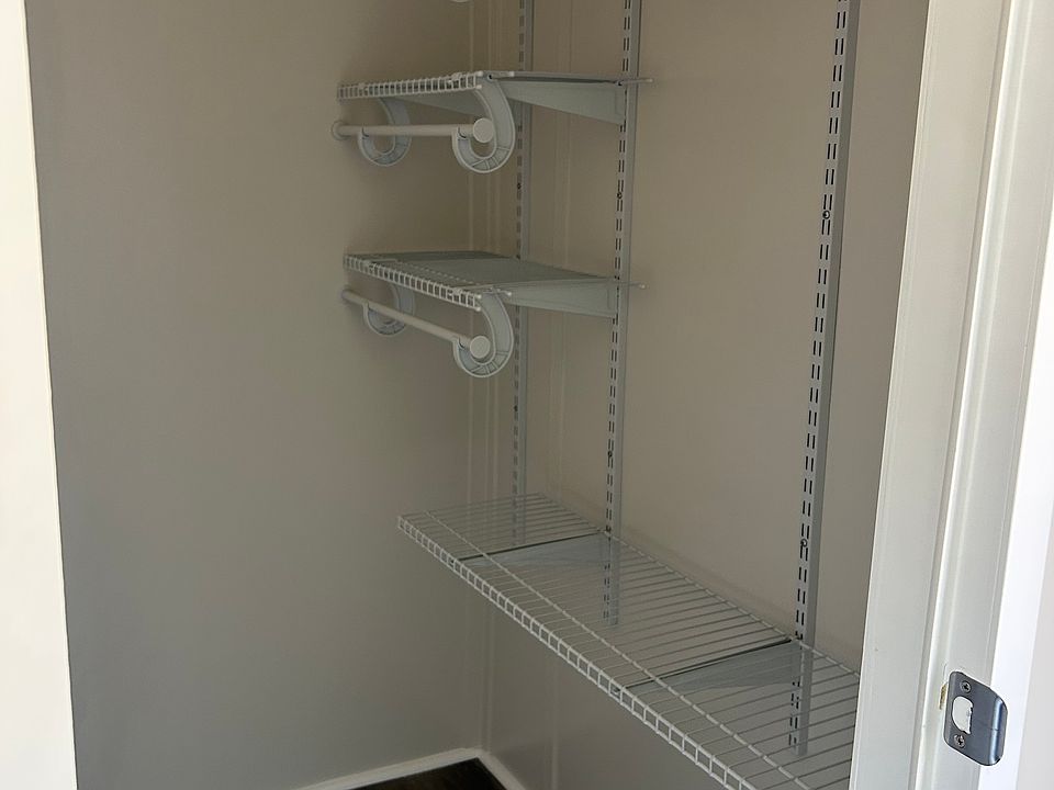 Master bedroom walk in closet