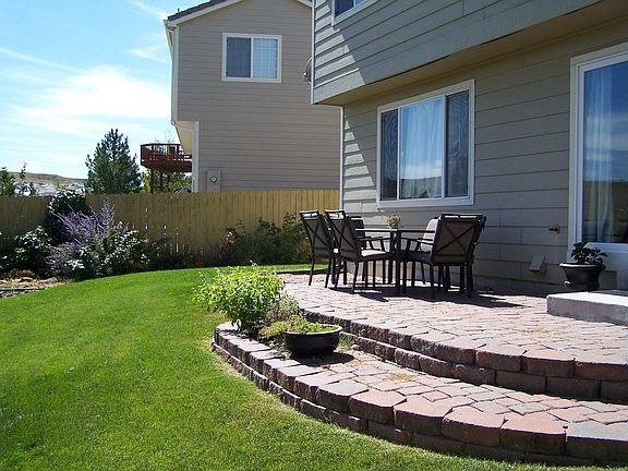 Brick patio