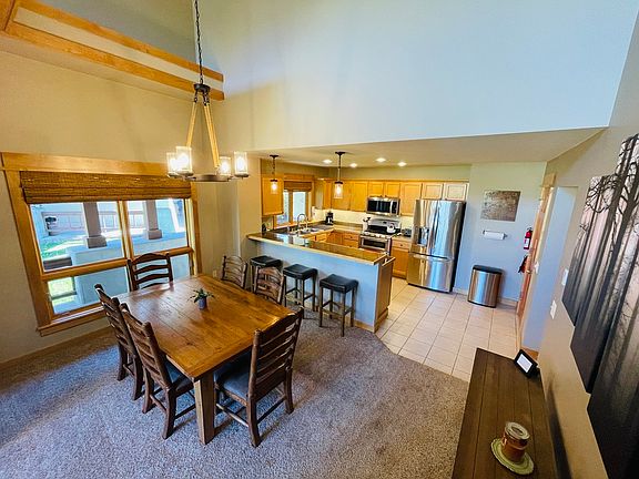 The open floor plan has wonderful flow.