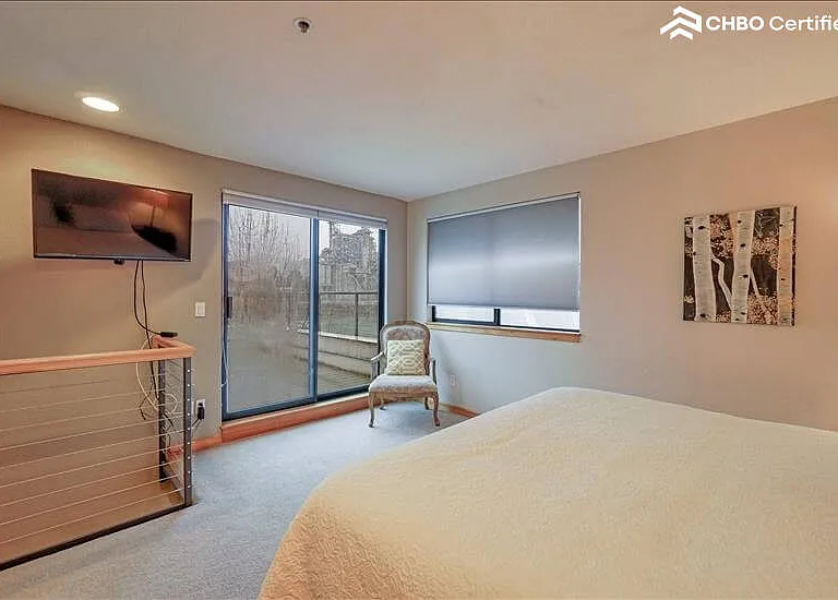 View of the river from bedroom