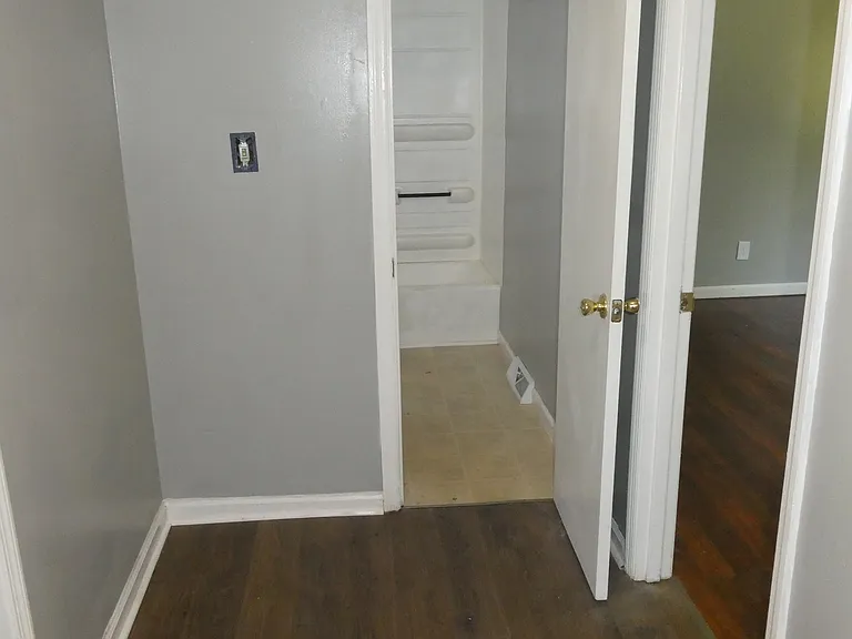 Hallway to bath