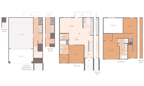 Floor plan TH2 - Townhome