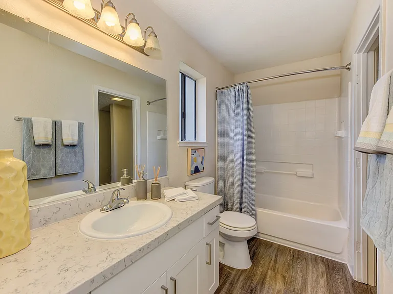 Bathroom with Quartz Counters