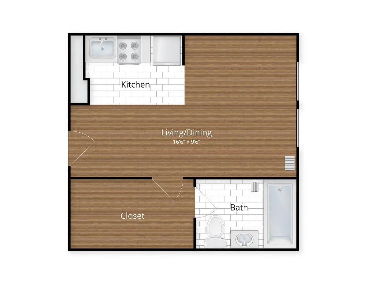 Floor plan Studio