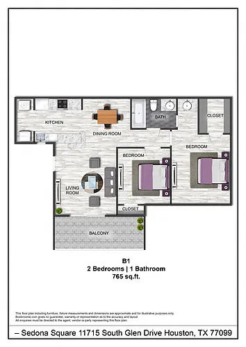 Floor plan B1