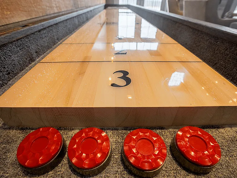 Our clubhouse offers a fun and vibrant space with a billiards table and a variety of games, perfect for relaxing and socializing with friends and neighbors.