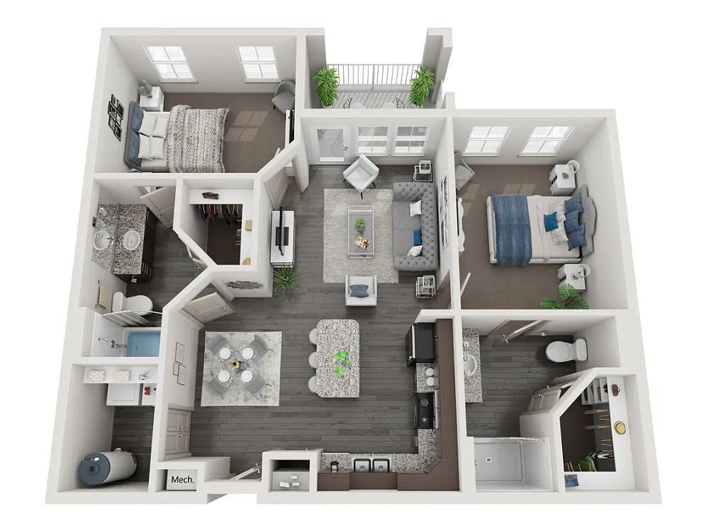 Floor plan B1