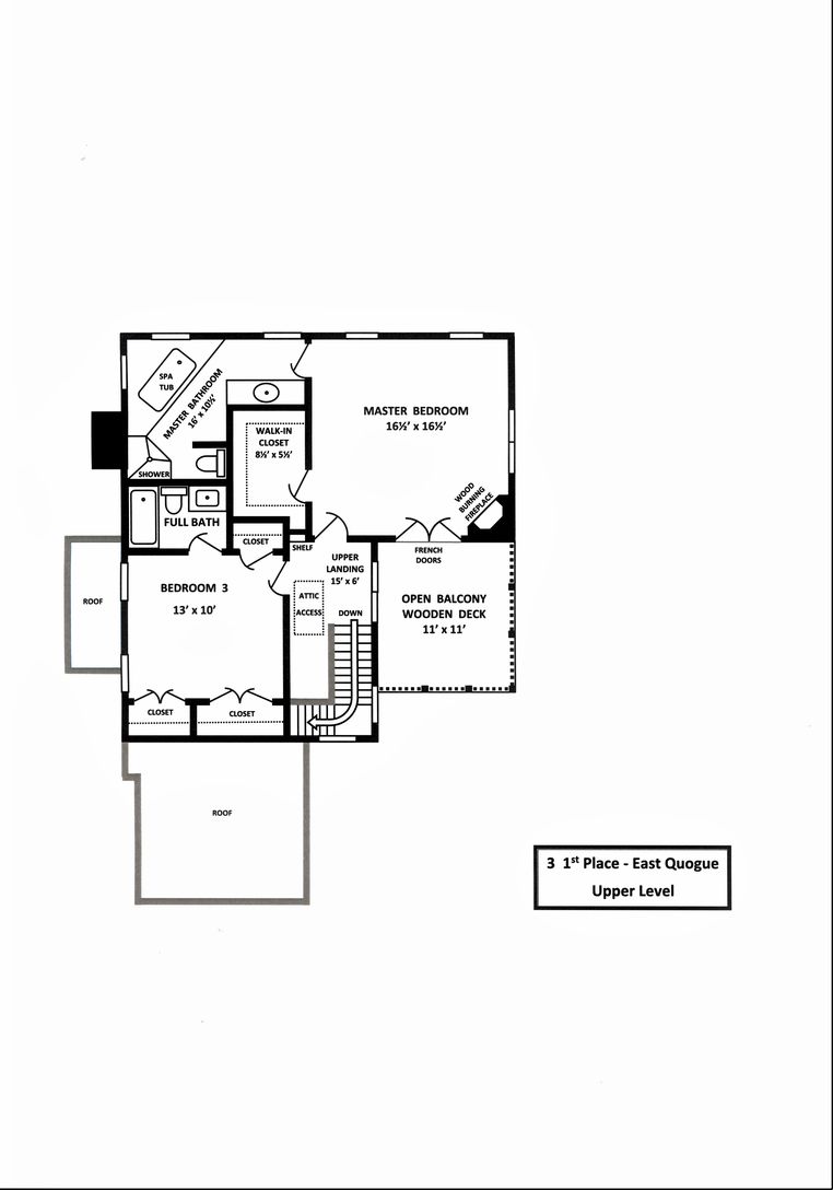  Upper Level Floor Plan