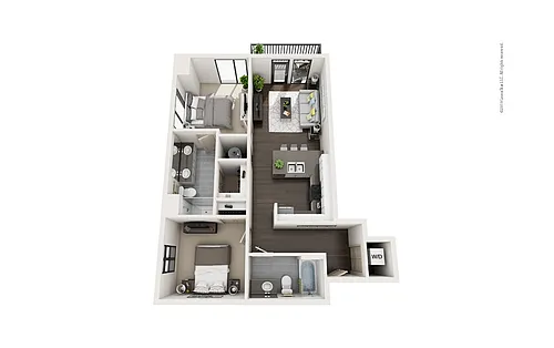 Floor plan Highrise B1