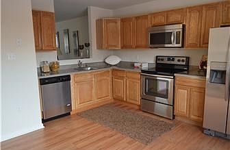 Kitchen with Whirlpool appliances included