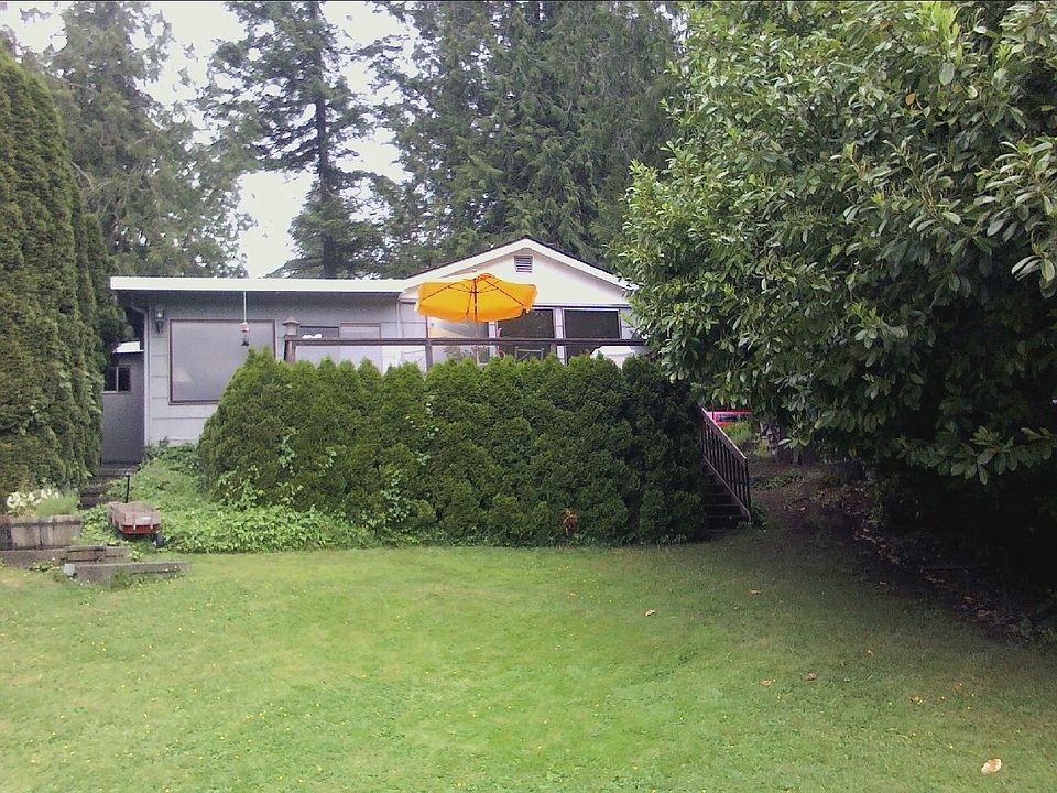 Lakeside view of home