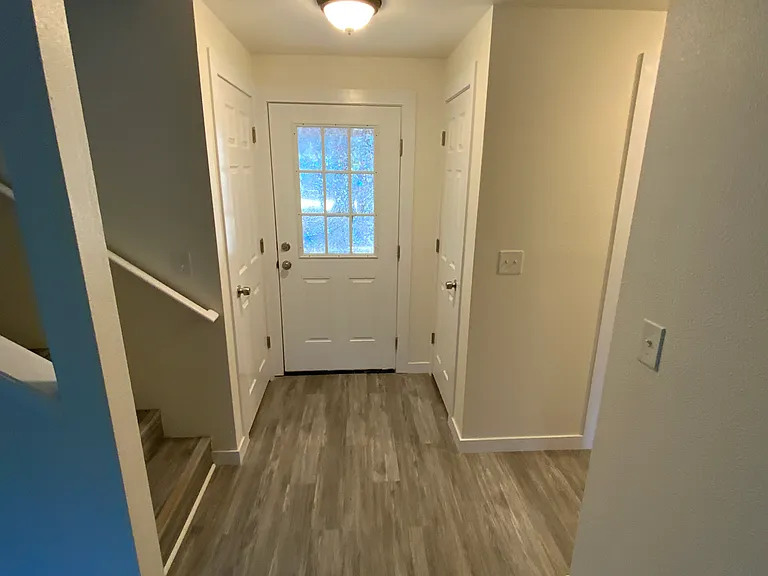 Entry with 2 closets