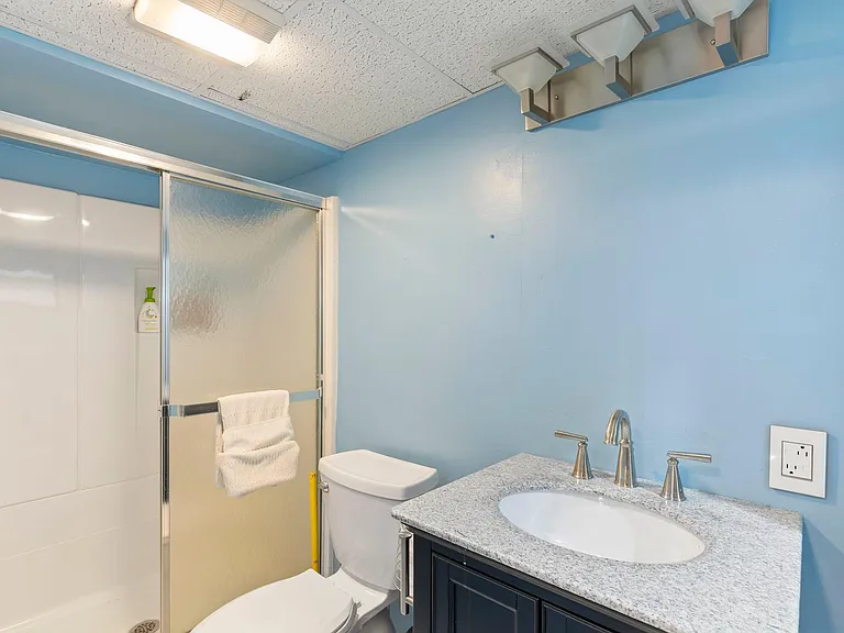 Basement bathroom
