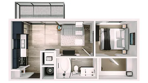 Floor plan A0B