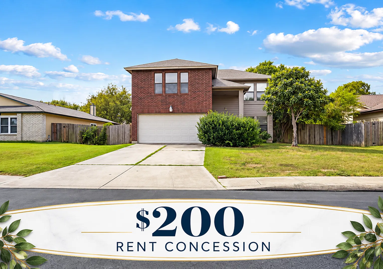 $200 rent concession on one month's rent with a signed 16 month lease. — Photo 1
