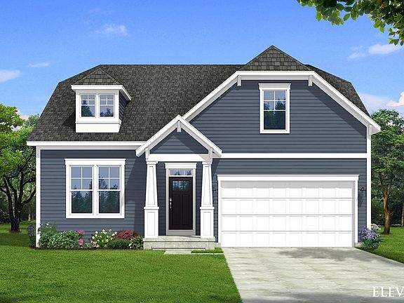 Cedar Exterior Elevation 6 Rendering at Westphalia Town Center