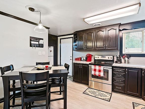 Spacious kitchen. Laundry room is behind the wall