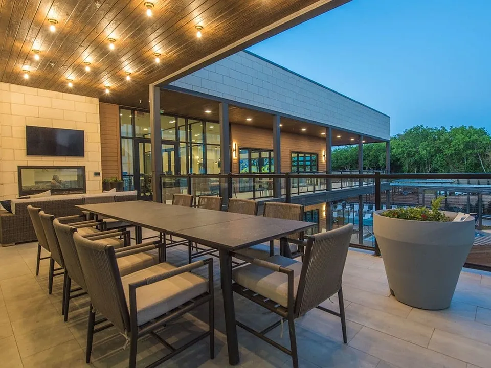 Pristine Outdoor Community Seating
