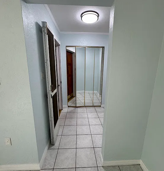 Entry closet (mirror byfolds)