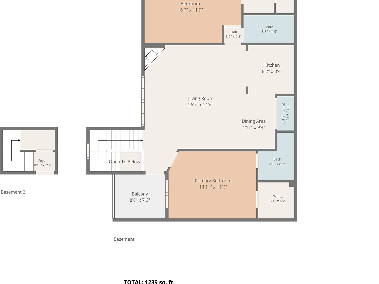 2 bed, 2.0 bath, 1140 sqft, $2,300 — Photo 2