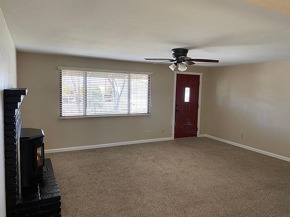 from the dining area looking back at the front door