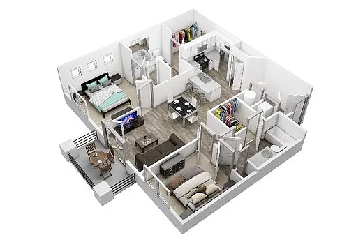 Floor plan Cosmopolitan