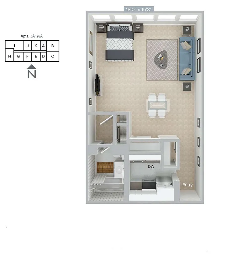 Floor plan S5-A-Classic