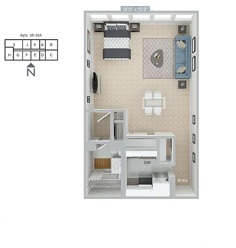 Floor plan S5-A-Classic