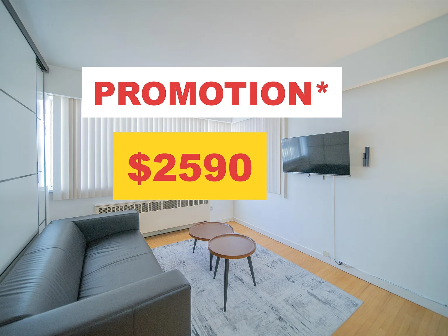 2 bed, 540 sqft, $2,590 — Photo 1