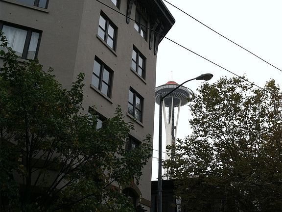 3rd Floor unit as seen from Cedar St