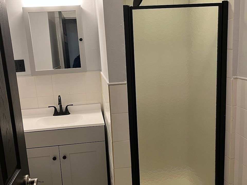 Bathroom with standup shower