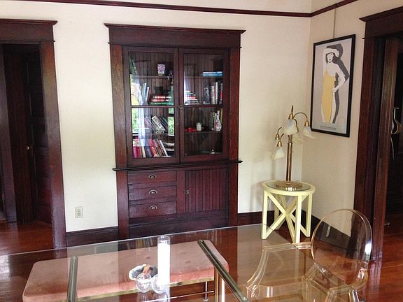 Built in buffet in dining room