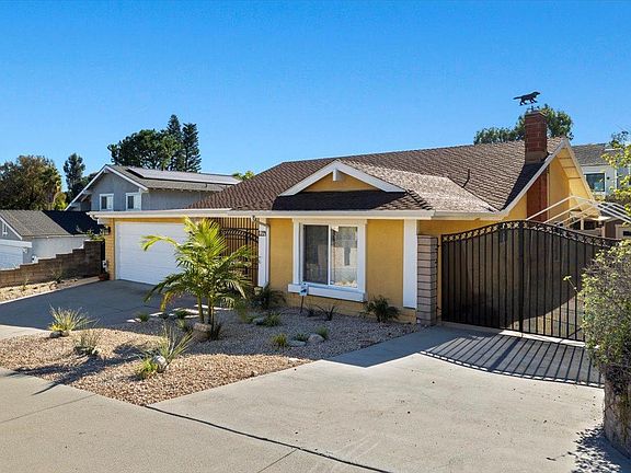 2nd driveway with double swing gate.