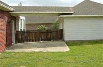 Backyard with Patio and Detached Garage