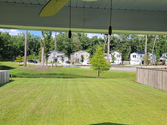 View of pond from back porch