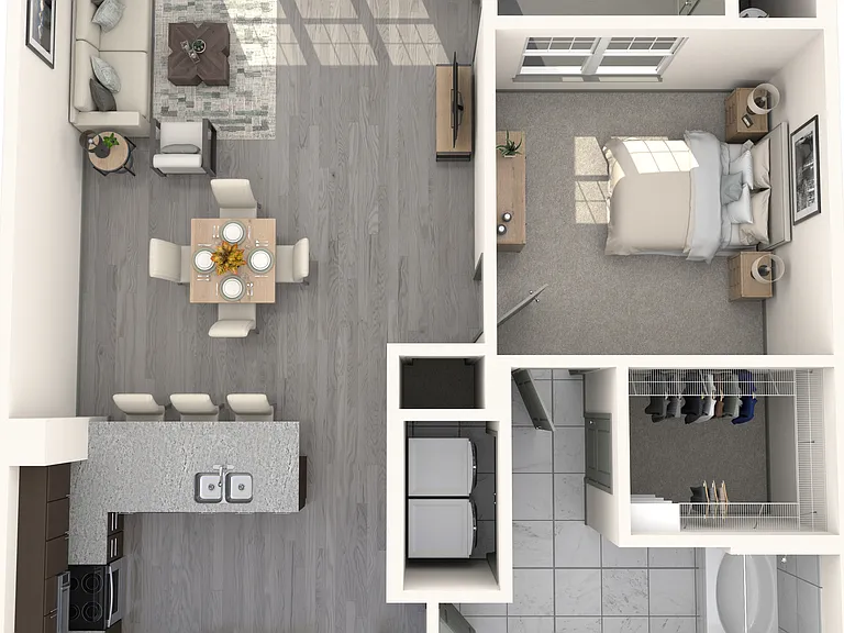 1 Bedroom floorplan 1 Bedroom floorplan